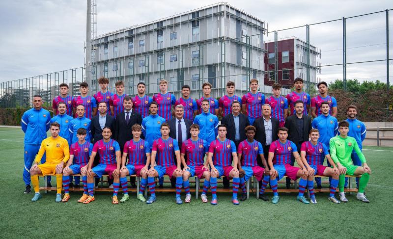 Plantilla juvenil a barcelona