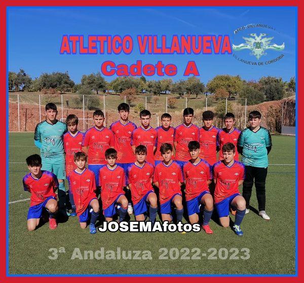 Atltico Villanueva Ftbol Base Cadete 