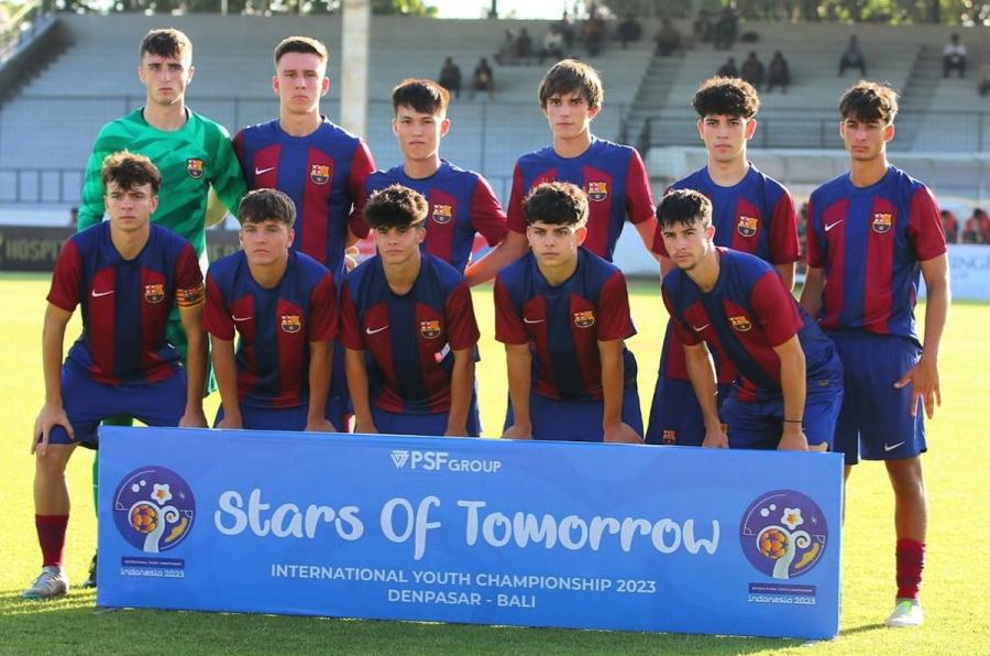 Plantilla juvenil a barcelona