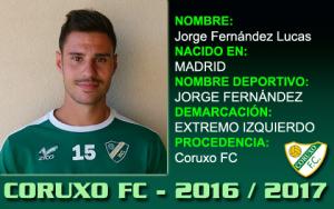 Jorge Fernndez (Coruxo F.C.) - 2016/2017