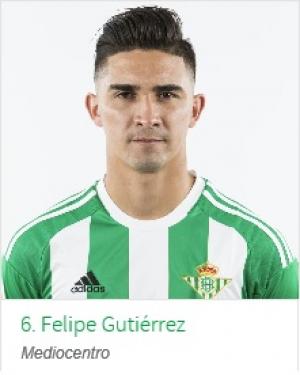 Felipe Gutirrez (Real Betis) - 2016/2017