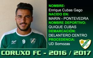 Quique Cubas (Coruxo F.C.) - 2016/2017
