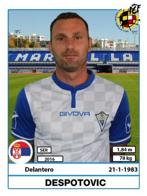 Despotovic (Marbella F.C.) - 2016/2017