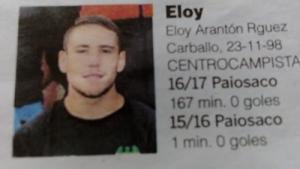 Eloy (U.D. Paiosaco) - 2017/2018