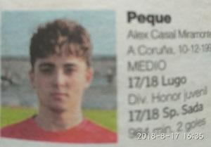 Peque (Sada C.F.) - 2018/2019