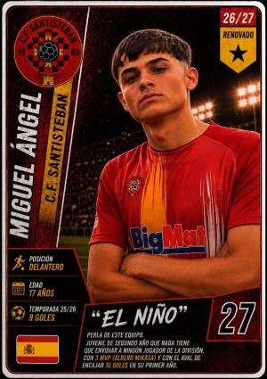 Miguel �ngel Ruiz (C.F. Santisteban) - 2025/2026